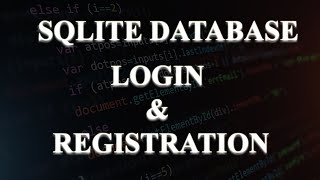 Login amp Registration with SQLite Database Using Flask  Tamil [upl. by Colver]