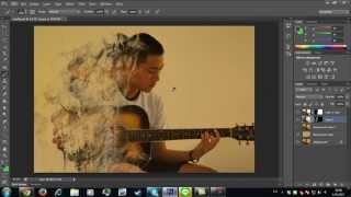 Tutorial สอนทำ Effect สวยๆ Photoshop Cs6 1 เอฟเฟคควัน [upl. by Lledniuq]