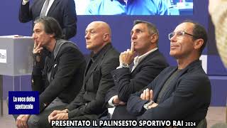 LA VOCE DELLO SPETTACOLO  PRESENTATO IL PALINSESTO SPORTIVO RAI 2024 [upl. by Leicam]