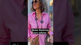 Que Blusas vestir para verte moderna a los 50 y 60 años Moda Señoras [upl. by Hsihsa]