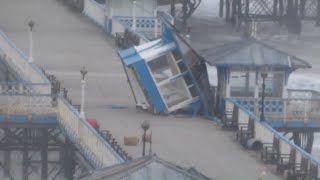 Storm Darragh Wreaks Havoc in Llandudno North Wales UK  7th December 2024 [upl. by Geilich]