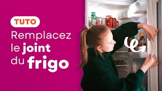 TUTO  Remplacer le JOINT du FRIGO pour éviter les FLAQUES D’EAU 💦 [upl. by Ondrea]