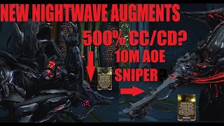 WARFRAME Early Look At NEXT SEASONS Nightwave Augments BuildsTheorycrafting  Abyss Of Dagath [upl. by Cyrano580]