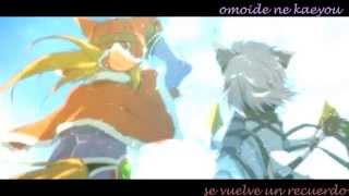 Re CODA  Solatorobo Lyrics  Sub Español [upl. by Ralyat]