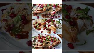 Samosa Chaat samosa chaat streetfood [upl. by Idissac]