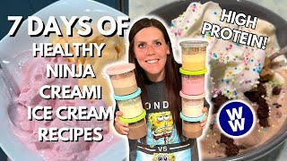 7 HEALTHY Ninja Creami Ice Cream RecipesTaste Test  Weightwatchers  ACTUALLY the BEST ones YET [upl. by Lamaj]