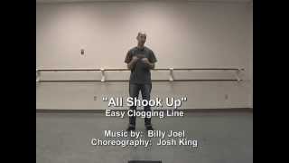 All Shook Up  Easy clogging routine walkthrough choreography by Josh King [upl. by Namqul]