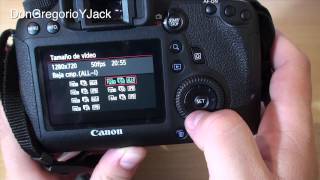 Canon EOS 6D Funciones principales [upl. by Loutitia]