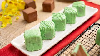 NoBake MINT CHOCOLATE MELTAWAYS  FANNIE MAY COPYCAT  Recipesnet [upl. by Papert119]