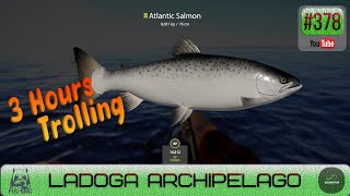 Russian Fishing 4  Ladoga archipelago  3 Hours Trolling  378 [upl. by Tasiana375]