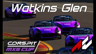 Assetto Corsa MX5 Cup  Watkins Glen  World Sim Series [upl. by Airahs]