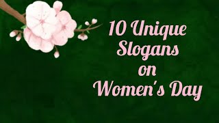 Womens Day Quotes in English  International Womens Day  Unique Slogans on Womens Day 8 [upl. by Nace]