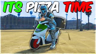 Delivering Pizza in GTA Online Because I Have Nothing Better To Do  Broke to Ballin 75 [upl. by Ecnarwal931]