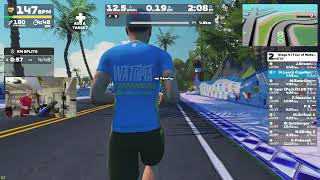 Zwift Run Tour of Watopia stage 4 [upl. by Aizitel193]