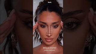 BELLA HADID nose contour hack👃✨nosecontour hack makeup ytshorts fyp viralshorts [upl. by Nitsa]