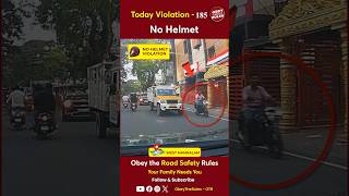 TODAY VIOLATION  185 A Helmet is key to ride protection chennaitrafficpolice otr obeytherules [upl. by Peursem]