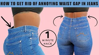 A sewing trick on how to increase jeans in the waist without stretching the sides [upl. by Erelia362]