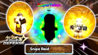 New Raid Snipe Raid Sniper TokenHecate GGO amp Shaolin Solo Gameplay  All Star Tower Defense [upl. by Theodosia889]