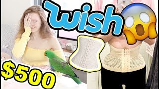 I SPENT 500 AT WISH HUGE HAUL AND TRY ON YWIIBI PT2 [upl. by Lapointe]