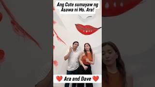 HAHAHA ANG CUTE SUMAYAW NG ASAWA NI MS ARA MINA NA SI DAVE ALMARINEZ😂 aramina shorts [upl. by Izzy874]