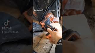 Fix cordless drill tools fix foryou [upl. by Vallonia533]