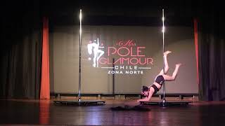 Patricia Carrillo Campeonato MISS POLE GLAMOUR CHILE ZONA NORTE Show Case [upl. by Ydospahr123]