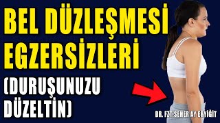 BEL DÜZLEŞMESİ EGZERSİZLERİ aktifizyo fiziktedavi beldüzleşmesi [upl. by Inaej]