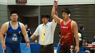 Freestyle Wrestling Japan レスリング – Doshisha vs Tenri 96kg [upl. by Ailahk]