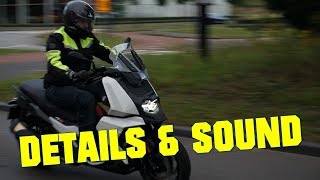 2019 BMW C400X  Details and exhaust sound [upl. by Euqirat234]