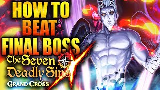 HOW TO BEAT FINAL BOSS HENDRICKSON EASY CHAPTER 6  Seven Deadly Sins Grand Cross [upl. by Volotta]