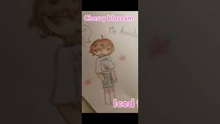 CHERRY BLOSSOM ICED TEA😆 drawing cherryblossomicedtea mrassistant [upl. by Nylcsoj108]