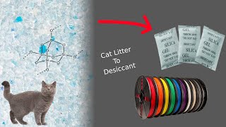 Making a desiccant from cat litter [upl. by Uird]