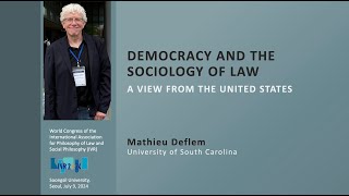 Democracy and Law Lawfare Donald Trump AntiSemitism by Mathieu Deflem [upl. by Scarrow]