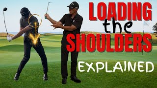 Worlds  1Golf Coach Pete Cowens Loading the Shoulders Pt 1 [upl. by Eissehc]