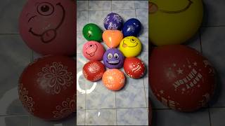 Beautiful Purple Yellow Red Green Orange Combination Balloon Pop Reverse। shorts asmr [upl. by Eizeerb]