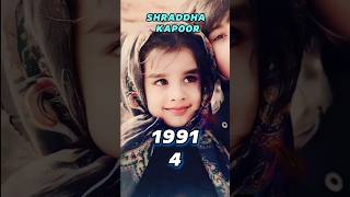 SHRADDHA KAPOOR Age Transformation 19872025  shraddhakapoor stree2 [upl. by Enailil]