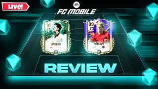 REVIEW LINEKER amp FORLAN 🔴 H2H amp TEAM REVIEW 🔴 EA FC MOBILE LIVE [upl. by Tu]