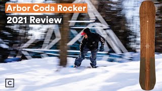 2021 Arbor Coda Rocker Snowboard Review  Curated [upl. by Yoong]