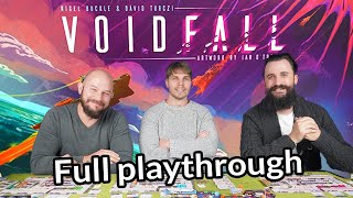 The board game Voidfall  Full Playthrough [upl. by Aniez]