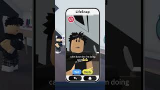 ROBLOX SNAPCHAT TROLLING PART 20😭👻 funny robloxmemes meme viral roblox [upl. by Lachus438]