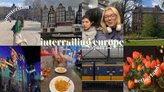 interrailing europe episode one  amsterdam netherlands 🇳🇱🤍 [upl. by Trebla]