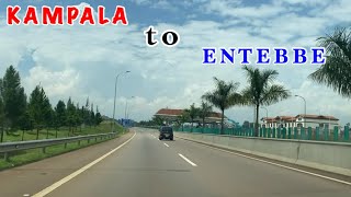 Shocking Uganda Expressway Trip 🇺🇬 New look 2024👌 Kampala to Entebbe [upl. by Donielle510]