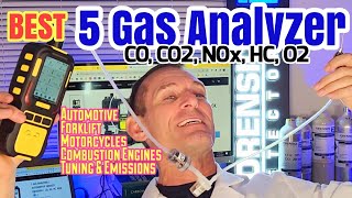 Best 5 Gas Analyzer for Automotive Emissions CO CO2 HC NOx O2 [upl. by Deanna]