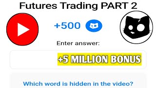 Futures Trading PART 2 Cats Youtube Video Code  Cats Youtube Code Today  2 Oct Cats Video code [upl. by Agnizn]