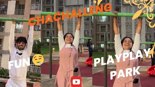 New Vlog 🔥 Fun  challenge cricket￼ In Park 🤩￼vloging vlog viralvideo shortfeed trendingvideo [upl. by Einohpets]