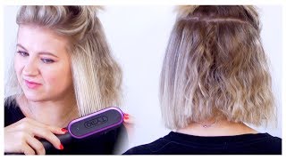 Best Hair Brush Straightener For ALL HAIR TYPES 😲 [upl. by Ogilvie]