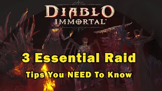 3 Essential Raid Tips You NEED To Know  Diablo Immortal [upl. by Garnett]