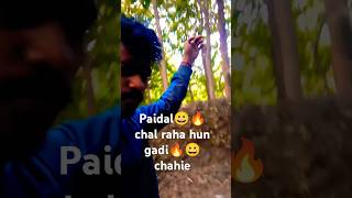 Paidal chal raha hun gadi🔥😀 chahie bollywood hindisong 😍😀🔥 [upl. by Stempien]