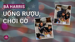 Bà Kamala Harris uống rượu vang chơi cờ với cháu sau khi thất bại trong cuộc bầu cử Mỹ  VTC Now [upl. by Lorette]