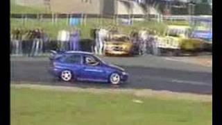 Ford Escort RS Cosworth Drifting at Knockhill [upl. by Eelirrem922]